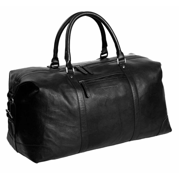 The Chesterfield Brand Caleb Weekendtaske i Sort Læder